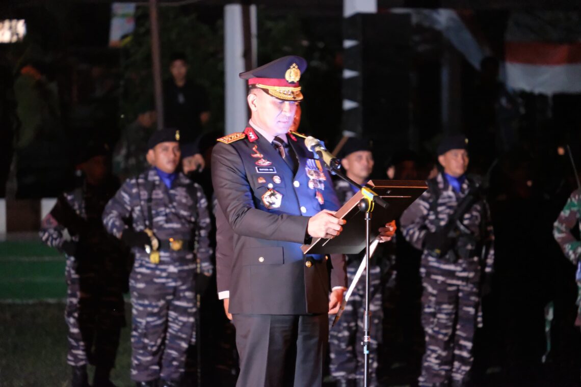 Kapolda Banten Pimpin Apel Kehormatan dan Renungan Suci HUT Kemerdekaan RI ke-79