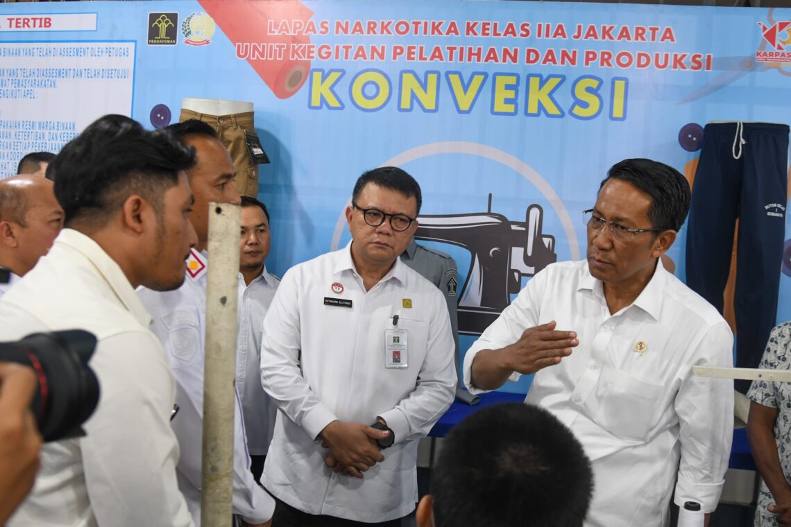 Menkumham Supratman Awali Kunjungan Kerja Perdana Ke Lapas Narkotika Cipinang