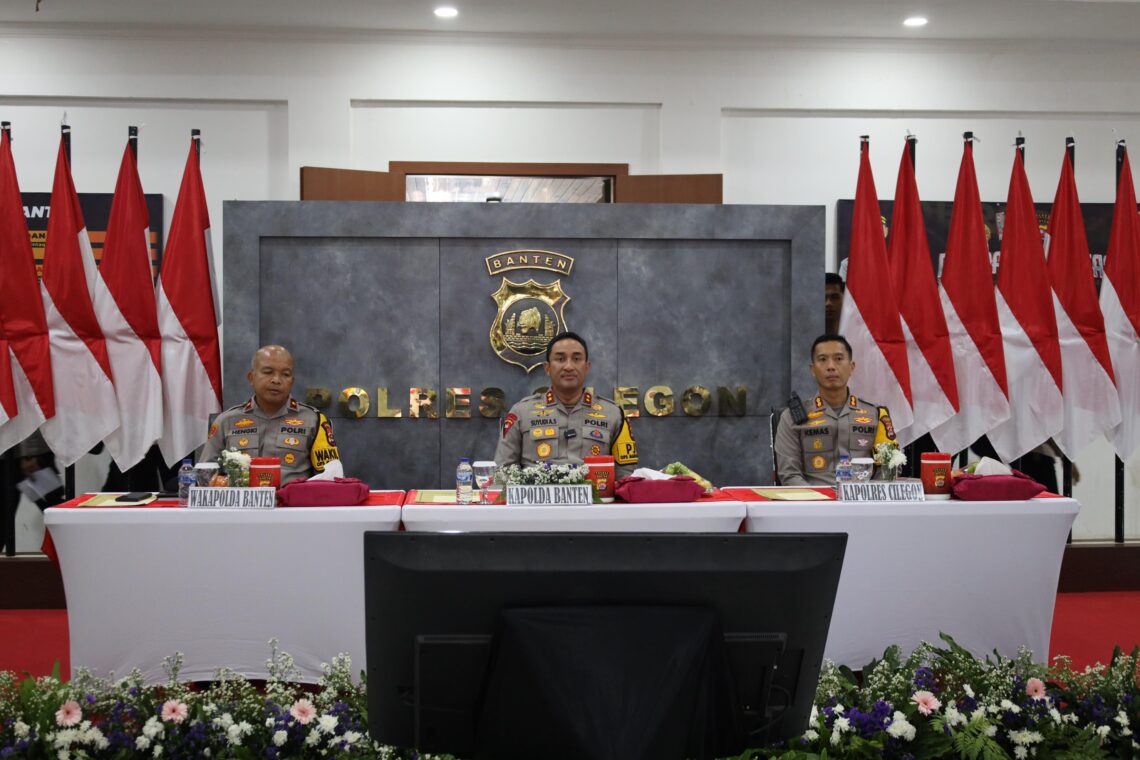 Kapolda Banten Kunjungan Kerja ke Polres Cilegon, Berikut Isi Pesannya …