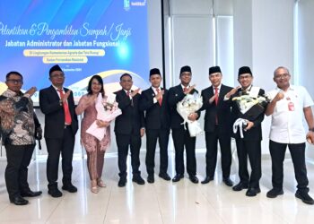 Kakanwil BPN Banten Berikan Semangat Terbarukan Kepada Pejabat Adminstrator Yang Baru Di Lantik