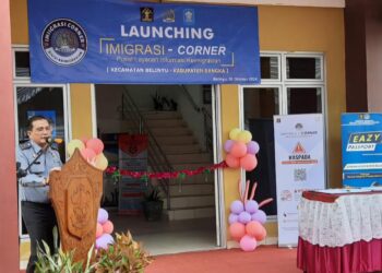 Kemenkumham Babel Launching Gerai Imigrasi-Corner di Kabupaten Bangka