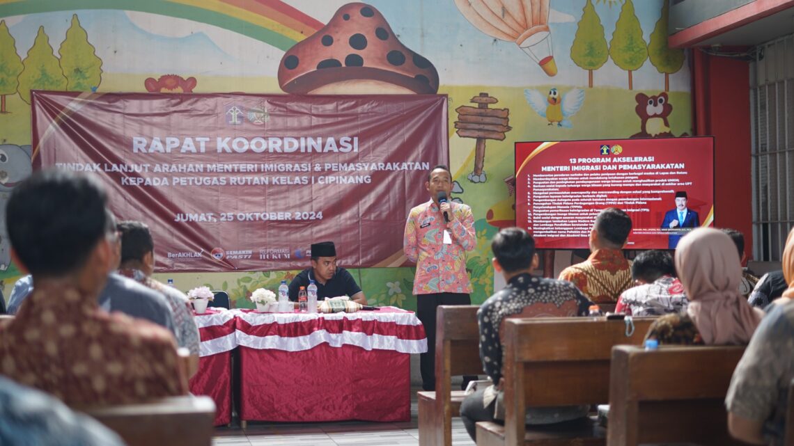 Karutan Cipinang Sampaikan 13 Program Akselerasi MenIMIPas