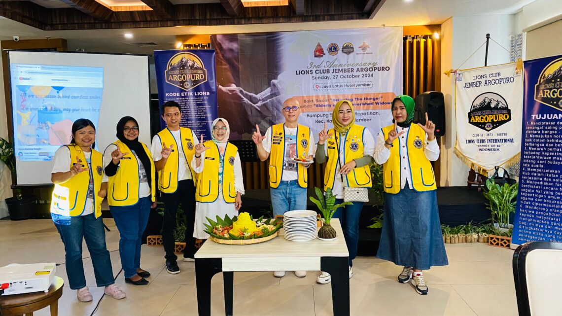 Semarak Kemeriahan HUT Java Lotus Hotel Bersama Lion Club Jember Argopuro
