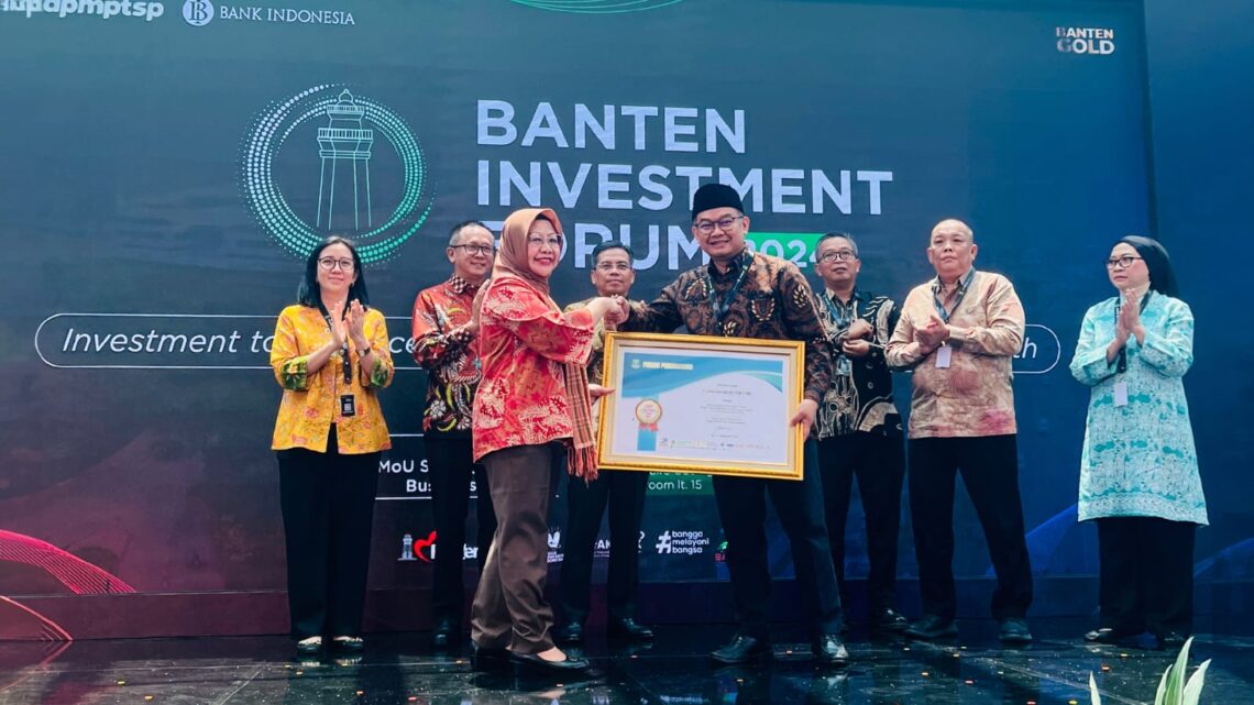 PT Serang Jaya Property Menerima Penghargaan UMKM dari DPMPTSP Provinsi Banten
