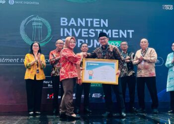 PT Serang Jaya Property Menerima Penghargaan UMKM dari DPMPTSP Provinsi Banten