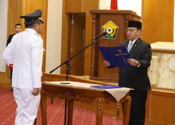 Pj Gubernur Sultra Melantik Pj Bupati Buton Selatan, Pemimpin adalah Panutan!