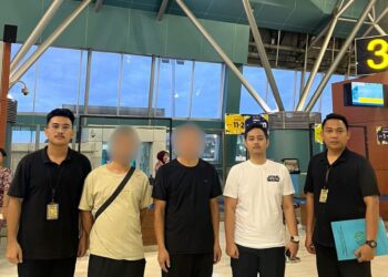 Imigrasi Jakarta Utara Deportasi 4 WN Tiongkok, yang Berprofesi sebagai Pekerja Kasar