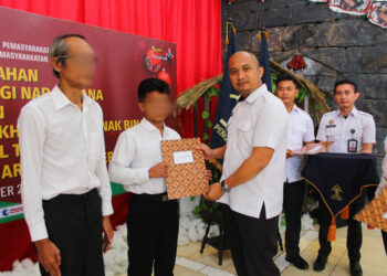 Rutan Depok Berikan Remisi Kepada 29 WBP di Moment Natal 2024