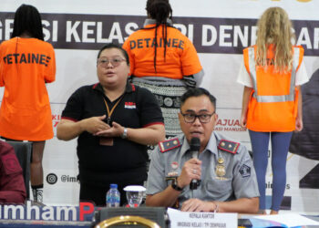 Imigrasi Denpasar Tindak 138 WNA Sepanjang Tahun 2024