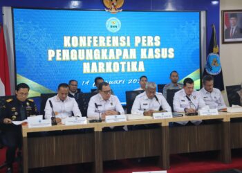 BNN Sinergy Bea Cukai dan Imipas berhasil Amankan 60,19 Kg Narkoba dari 11 Kasus