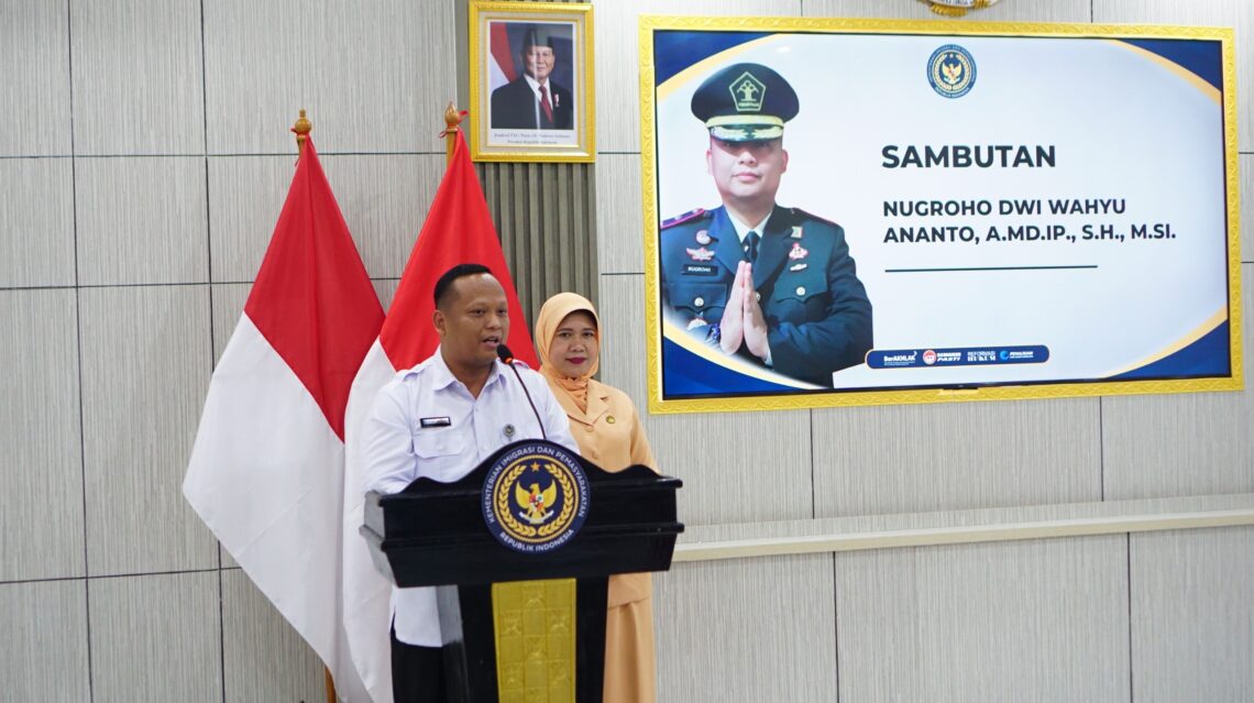 Tongkat Kepemimpinan Rutan Berganti, Nugroho Dwi Wahyu Ananto Melanjutkan Kepemimpinan Rutan Cipinang