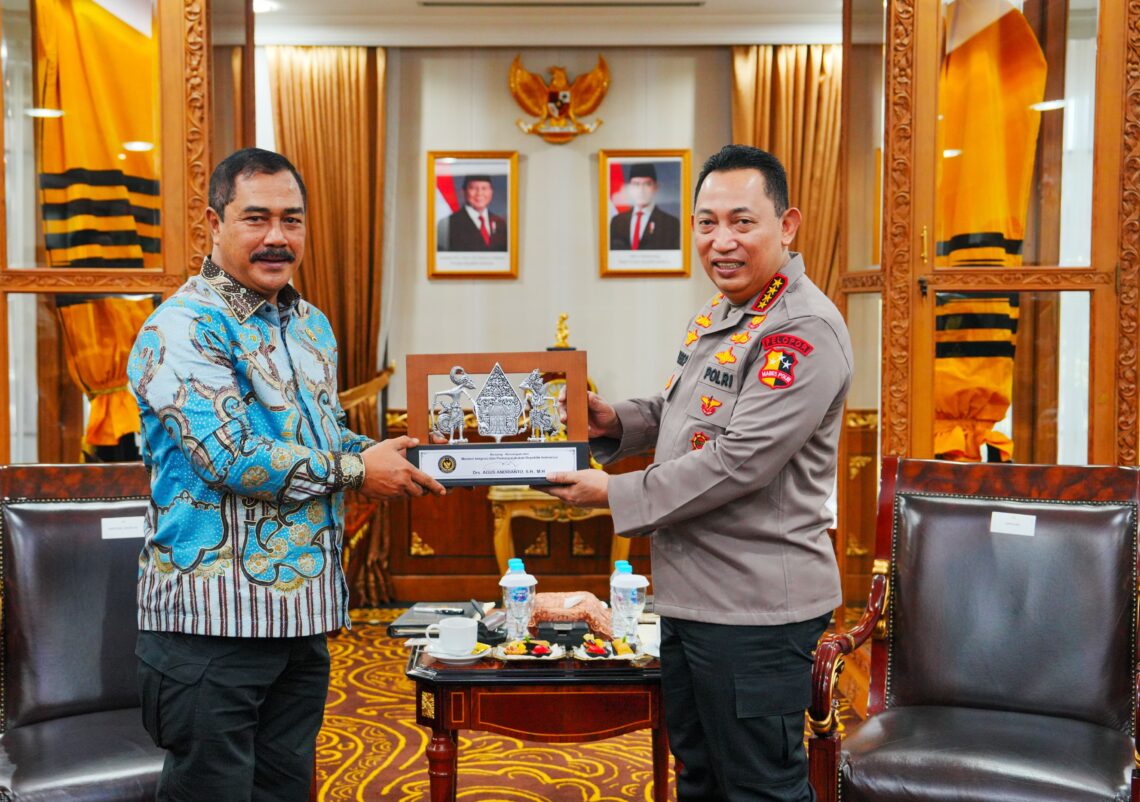 Kapolri Terima Audiensi Menteri Imipas, Kolaborasi Berantas Narkoba