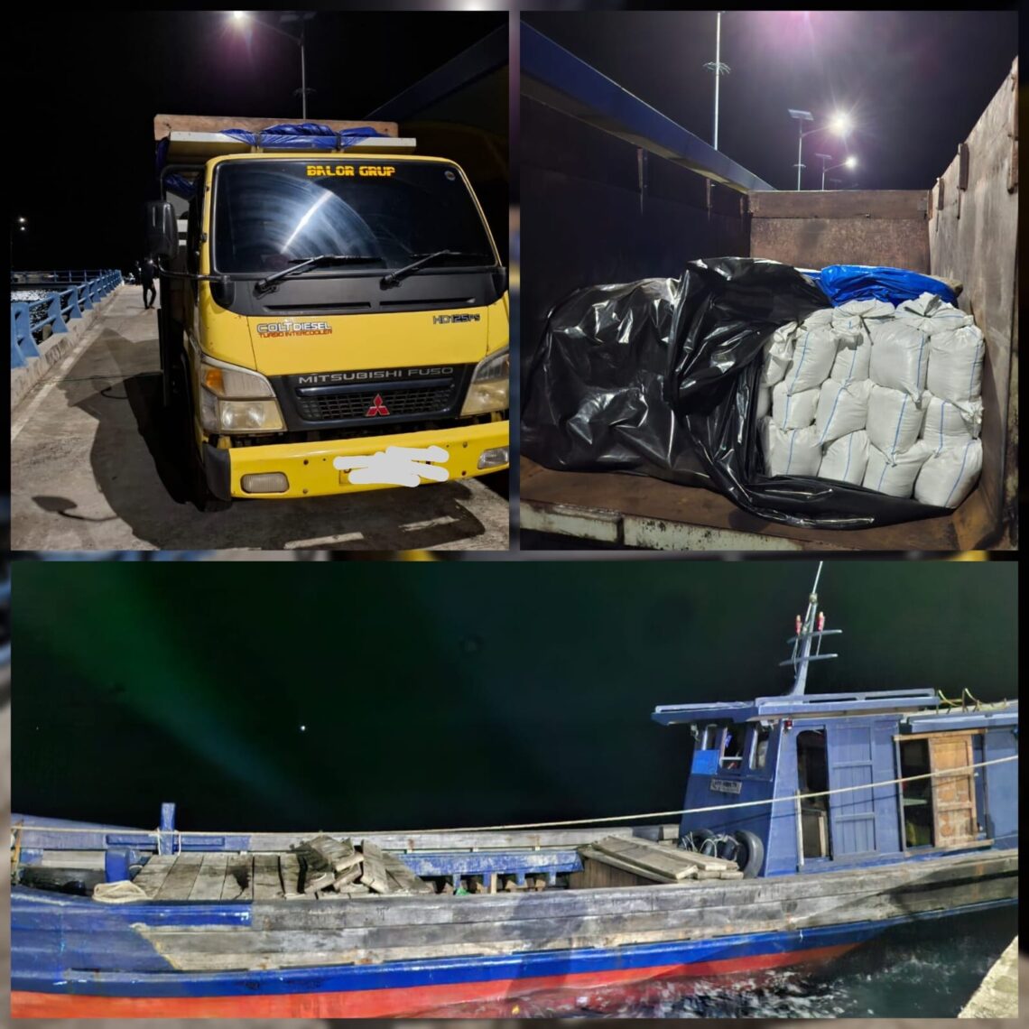 Polda Babel dan Polres Belitung Gagalkan Penyelundupan Ratusan Karung Pasir Timah