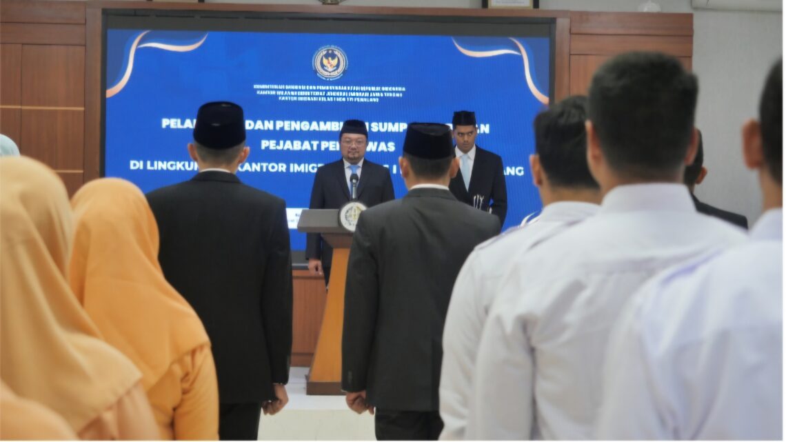 Tour Of Duty Kementerian Imi Pas, Kantor Imigrasi Pemalang Melantik Pejabat Imigrasi