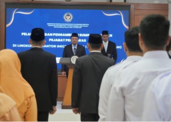 Tour Of Duty Kementerian Imi Pas, Kantor Imigrasi Pemalang Melantik Pejabat Imigrasi