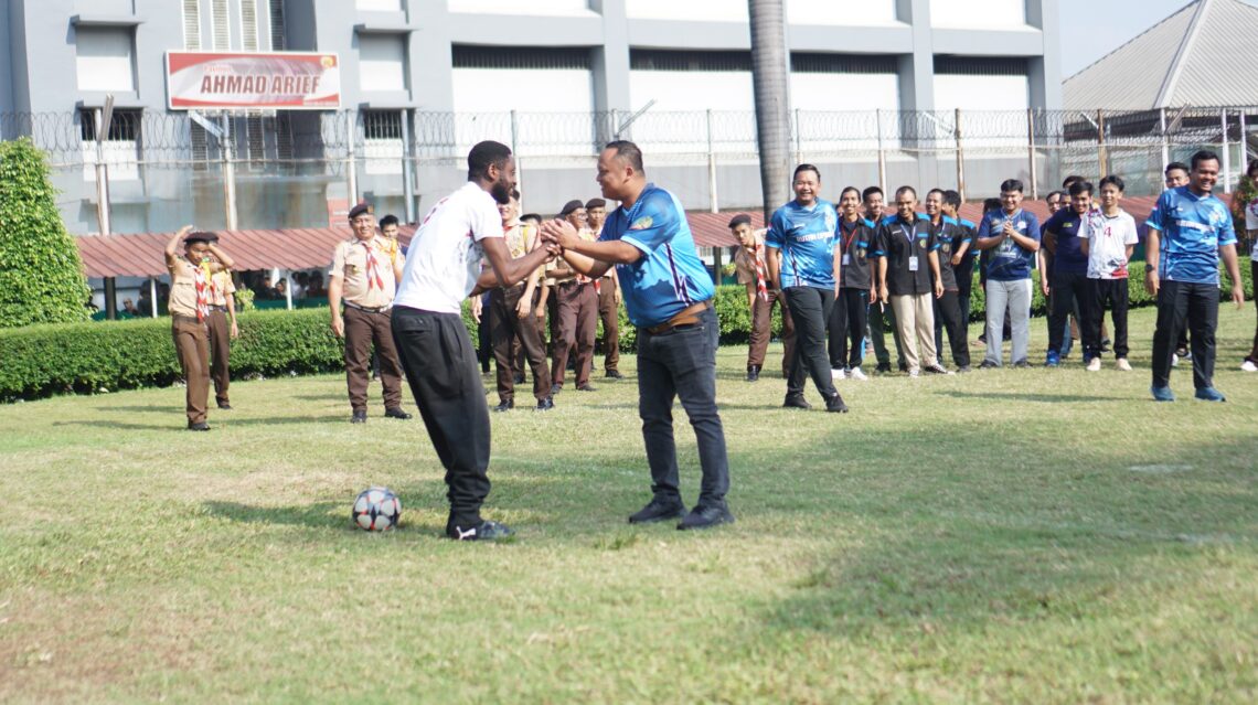 Rangkaian Hari Bhakti Pemasyarakatan Ke-61, Rutan Cipinang Adakan Pekan Olahraga Bersama Junjung Semangat Sportifitas