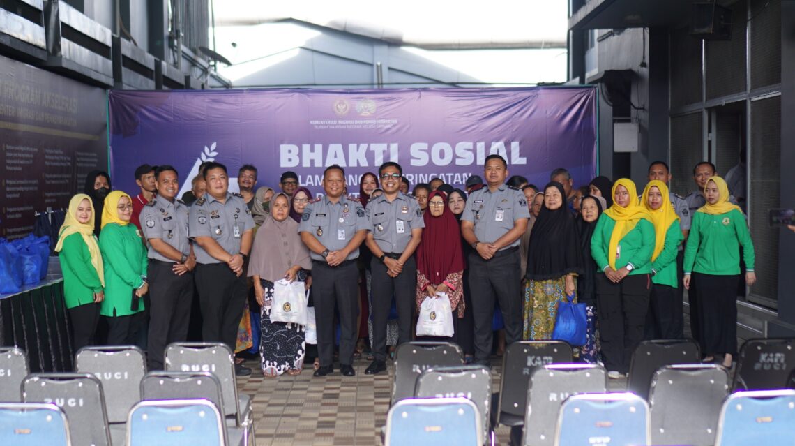 Menyongsong Hari Bhakti Pemasyarakatan Ke-61, PIPAS Rutan Cipinang Hadirkan Kebahagiaan Melalui Aksi Sosial