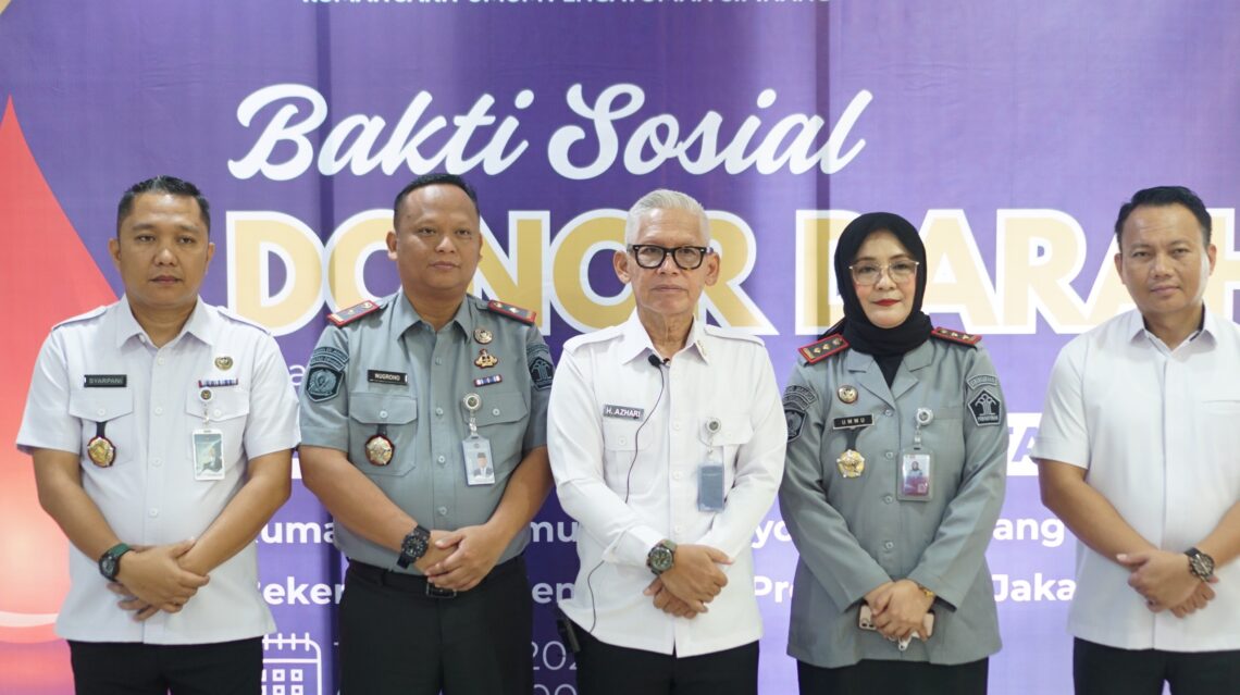 Peduli Rasa Kemanusiaan, Rutan Cipinang Adakan Donor Darah Dalam Menyongsong Hari Bhakti Pemasyarakatan Ke-61