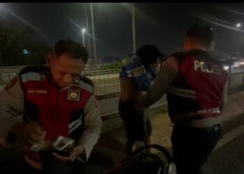 Unit Patroli Grogol Petamburan Amankan Pria Depresi dan Serbuk Kristal Diduga Sabu