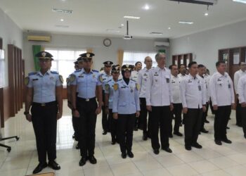 Imigrasi Pemalang Hadir Dalam Apel Bersama Secara Virtual Dengan Jajaran Kementerian Koordinator Hingga ImiPas