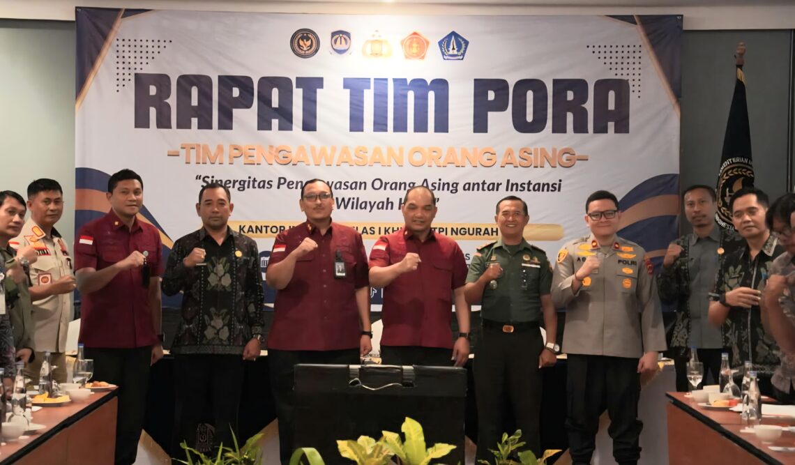 Imigrasi Ngurah Rai Perkuat Pengawasan Orang Asing di Wilayah Kuta Melalui Rapat Timpora
