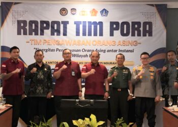 Imigrasi Ngurah Rai Perkuat Pengawasan Orang Asing di Wilayah Kuta Melalui Rapat Timpora