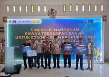 Kementan Perkuat Ketahanan Pangan melalui Rehabilitasi Lahan Pascabanjir di Jawa Tengah