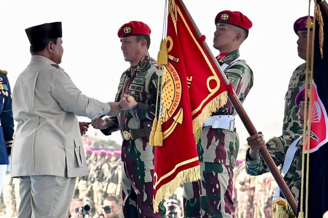 Prabowo Lantik 3 Panglima Pada Upacara Gelar Pasukan Operational Dan Kehormatan Militer