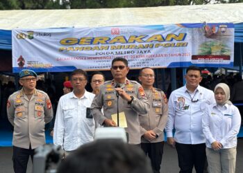 Wakapolda Metro Jaya Buka Gerakan Pangan Murah Jelang HUT ke-80 RI