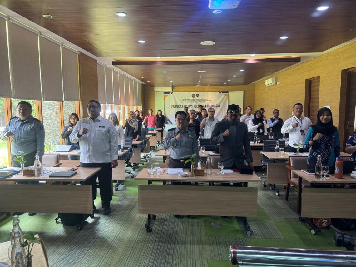 Imigrasi Cilegon Sosialisasikan Aplikasi Pelaporan Orang Asing Berbasis Digital