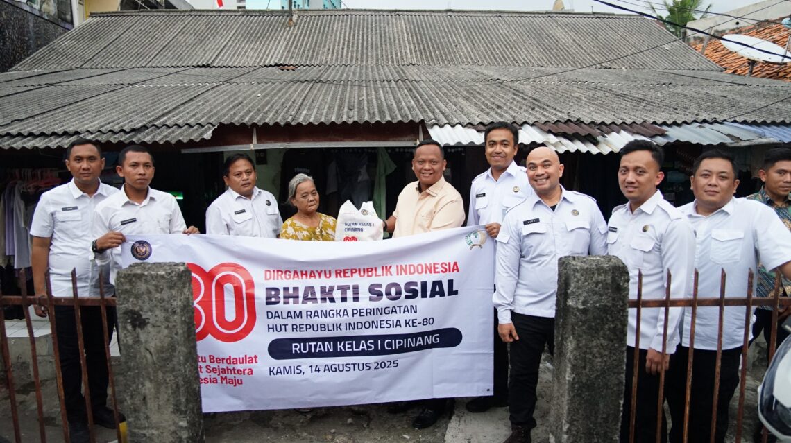 Hadir di Tengah Masyarakat, Rutan Cipinang Salurkan Bantuan Door to Door Dalam Peringatan HUT RI ke-80