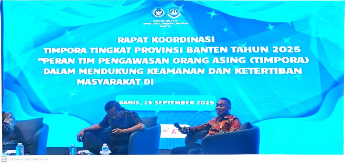 Perkuat Sinergy, Kanwil Ditjen Imigrasi Banten Gelar Rapat TIMPORA Guna Mendukung Keamanan dan Ketertiban Masyarakat