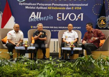 Imigrasi Ngurah Rai Sosialisasikan Aplikasi All Indonesia dan E-VOA untuk Optimalisasi Layanan Penumpang Internasional