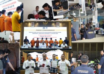 Sepanjang Tahun 2025 Imigrasi Surabaya Melalui Inteldakim Menindak 148 WNA, Menjelang Akhir Tahun Tingkatkan Pengawasan