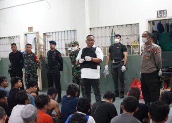 Rutan Cipinang Gelar Razia Gabungan Bersama APH, Cegah Peredaran Narkoba