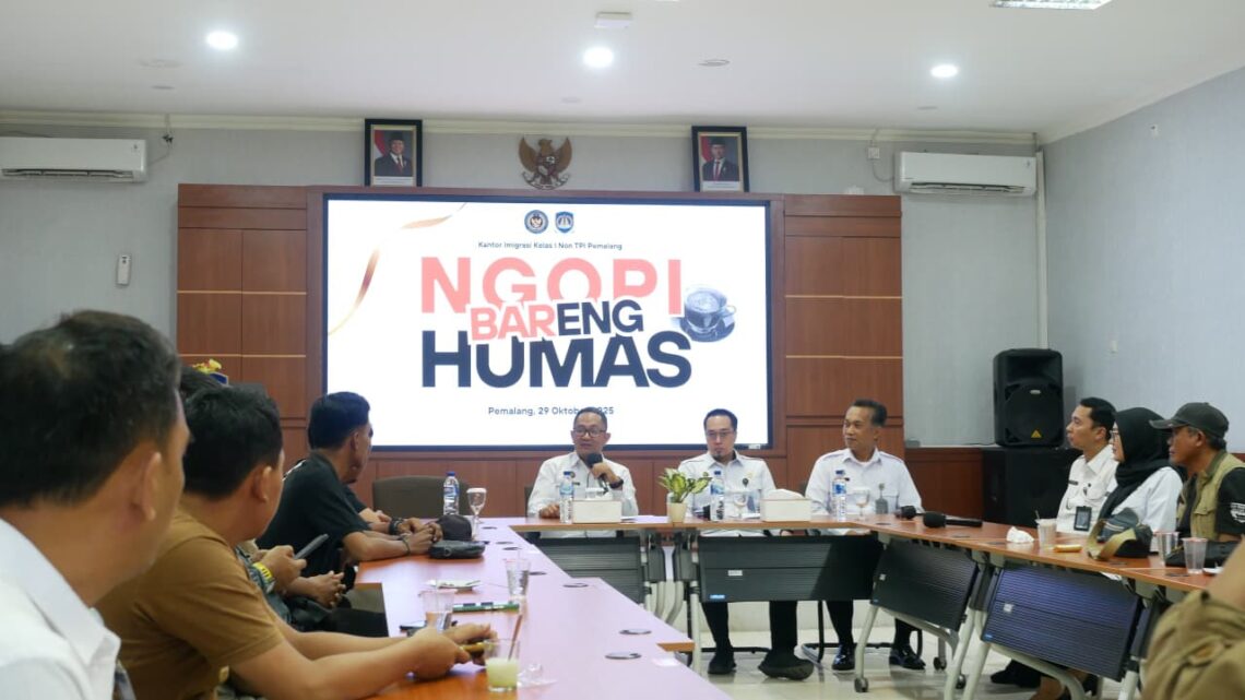 Imigrasi Pemalang Gelar Ngopi Bareng Humas Bersama Media Perkuat Sinergitas