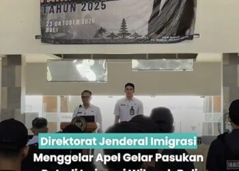 Plt.Dirjen Imigrasi Pimpin Apel Pasukan Patroli Wilayah Bali