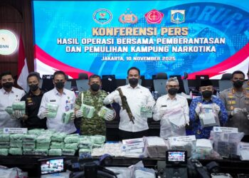 SINERGI BNN-POLRI-TNI-PEMDA DALAM OPERASI BERSAMA PEMBERANTASAN DAN PEMULIHAN KAMPUNG NARKOBA