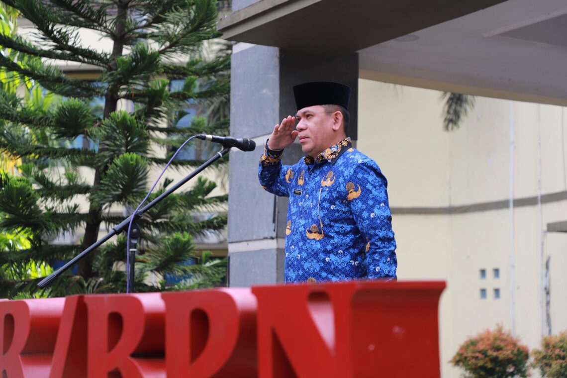 Harison Pimpin Upacara Perdana Hari Pahlawan, Kobarkan Semangat Pengabdian ASN ATR/BPN