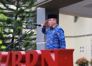 Harison Pimpin Upacara Perdana Hari Pahlawan, Kobarkan Semangat Pengabdian ASN ATR/BPN
