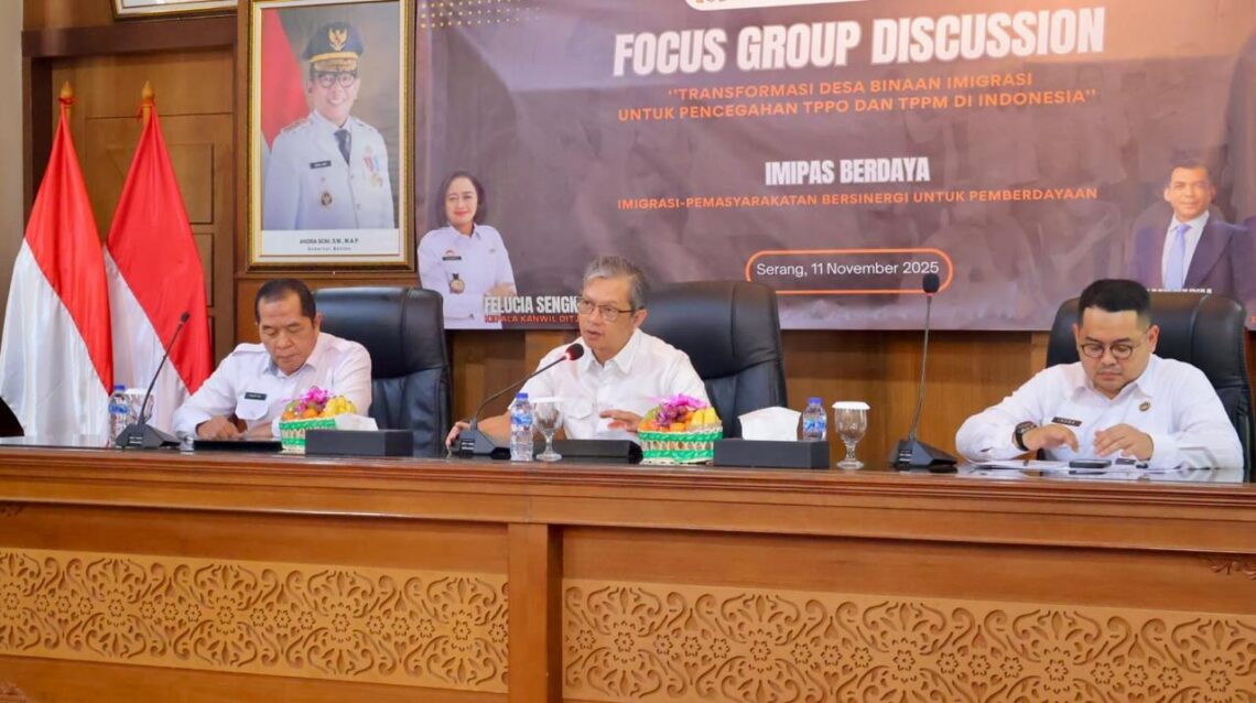 Imigrasi Kanwil Banten Optimalkan Peran Desa Binaan Cegah TPPO dan TPPM Melalui Focus Group Discussion