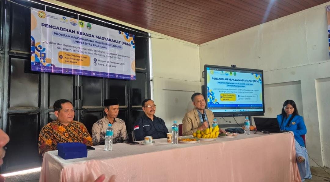 UNPAM Gelar Pelatihan UMKM, Perkuat Literasi Akutansi dan Digitalisasi Usaha