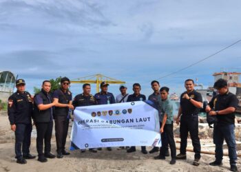 TIMPORA Imigrasi Cilegon Operasi Gabungan di Laut Perairan Pulomerak